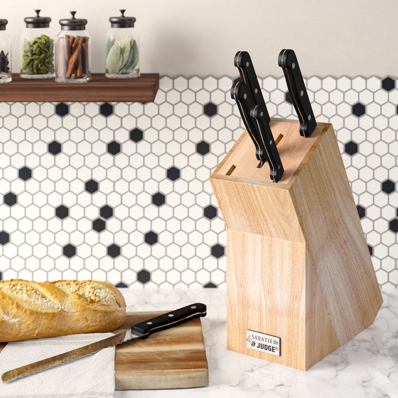 Judge Sabatier 5 Piece Knife Block Set & Reviews Wayfair.co.uk